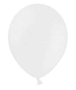 balony pastelowe 100szt. BIAŁE 12'' 27cm | BAL12P-002