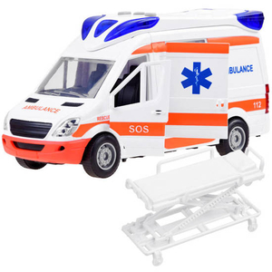 auto ambulans z noszami światło i dźwięk ZA3835