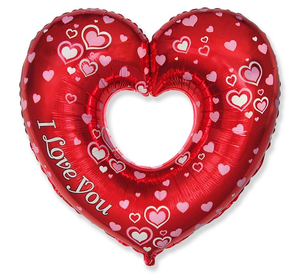 balon foliowy 24 piękne serce – I Love You 901746