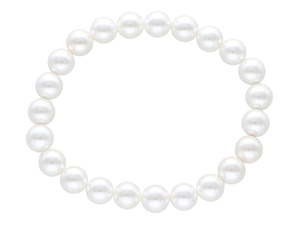 bransoletka  perła biała 