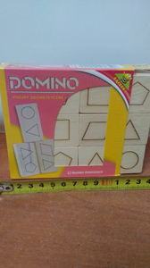 domino drewniane FIGURY GEOMETRYCZNE DDF2292
