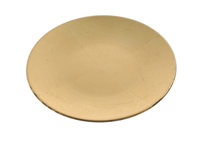 talerz dekoracyjny 22cm GOLD plexi  |  P0002-22_GLD 