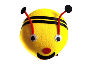 pszczółka czapka przebranie 18x19cm 