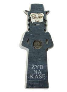 Żyd na kasę - figurka magnes (P299)
