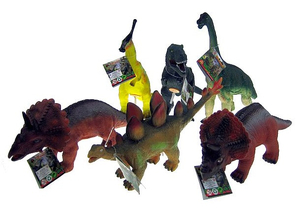 Dinozaur z dźwiękiem 37cm 6-rodzajów
