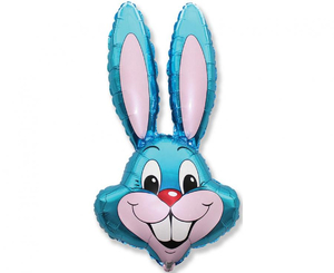 balon 3szt  foliowy 24" FX - "Rabbit" niebieski 901589A