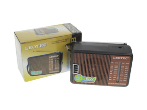 radio przenośne LEOTEC (607-B) 15W 13x9x5 cm AE-3945