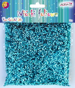 wiórki foliowe  niebieskie op.15g WF-07