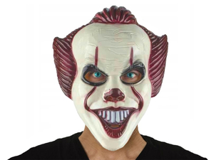 maska klaun na halloween pennywise clown it to