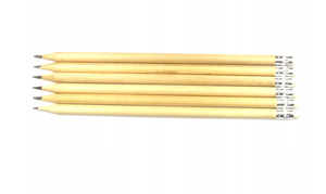 ołówki z gumką  ekologiczne 6szt  OL-103M