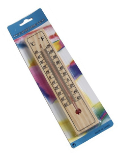 termometr drewniany zewnętrzny 20cm | TE-790Z