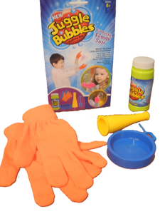 Bańki mydlane  skaczące juggle bubbles + rękawiczki  G061372