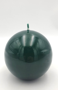 świeca klasyczna kula c. zieleń 100mm | B46 K100