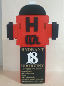 stojak na alkohol  hydrant "18" 