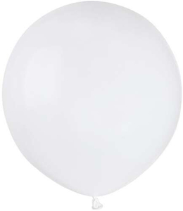 balony G150 pastel 19" - białe 01/ 50 szt. G150/01