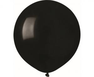 balony G150 pastel 19" - czarne 14/ 50 szt.