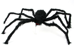 pająk pluszowy średnica 130cm czarny
