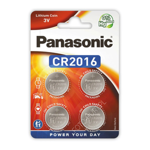 Bateria 4szt Panasonic CR2016/4