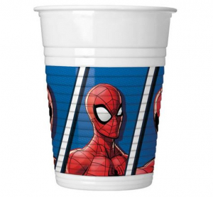 kubeczki plastikowe "Spiderman Team Up" 200 ml 8 szt. sym. 89447
