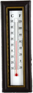 termometr plastikowy wewnętrzny  16cm | TE-795RA
