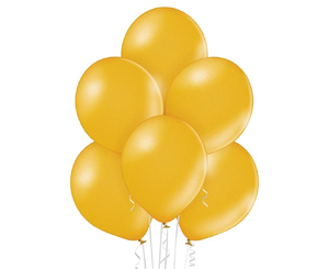 balony 100szt. żółte METALICZNE fi-27
