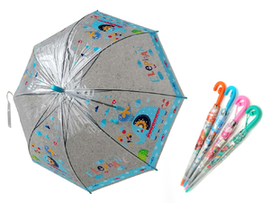 parasolka przezroczysta z gwizdkiem ZWIERZAKI