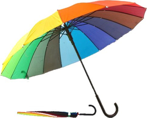 parasolka automat - tęcza |  PA-222M