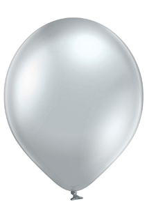 balony 30cm glossy SREBRNE 8szt. | BAL-16G-601
