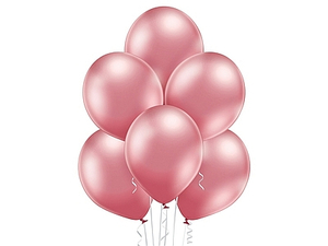 balony 50szt. GLOSSY 12" różowe | 90-21