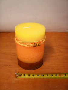 świeczka z koralikami 10x6,5cm MC13003 