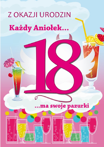 Karnet z Okazji 18 urodzin ...    DK-056