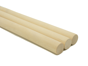 drążek drewniany  naturalny 3szt.   30cm  22mm | DD-3022 