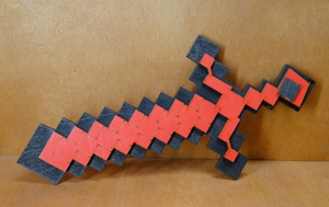 Miecz  4szt drewniany Minecraft  P1138