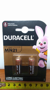 bateria alkaliczna 2szt DURACELL A23 / MN21/12V
