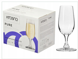 Kieliszki do szampana Krosno Basic 180 ml 6 szt