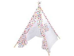 namiot wigwam Tipi wesołe sowy dla dziecka | ZA3508
