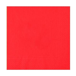 serwetki papierowe 33 x 33 cm czerwone 20szt.   SJ-005