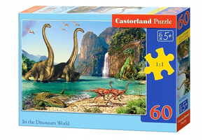 puzzle 60el The Dinosaurs World Castorland B-06922 