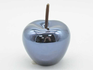 jabłko  12szt. ceramiczne  GRANAT  12x12x9,7cm | TG59055-1