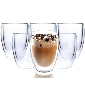 szklanki termiczne 350ml  do kawy latte 6szt. SZK01