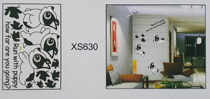 naklejki na ścianę piankowe PSIAKI XS-630