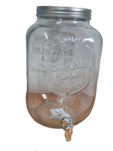 słój szklany z kranikiem 8l.    RG-160103