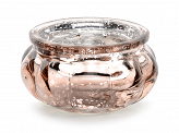 szklany  4szt świecznik w kolorze różowego złota  6 cm x 3 cm.  SS3-019R