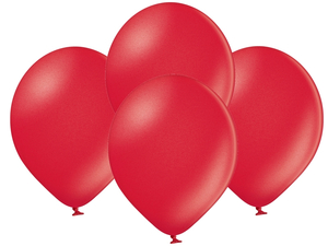 balony metalik ''9''  czerwone 100szt.  | 89-07