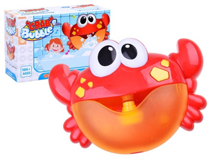 Bąbelkowy wesoły Krab zabawka do kąpieli na baterie ZA2687
