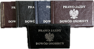 okładka na dokumenty  Dowód osobisty /Prawo Jazdy 6,5 x 10cm -10szt 