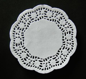 serwetki papierowe 1000szt. okrągłe białe 10cm | 35-00