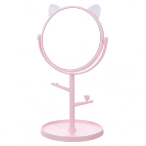 lusterko kotek stojące różowe | L3R