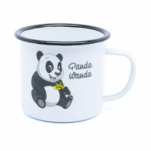 kubek emaliowany retro Panda Wanda 540 ml