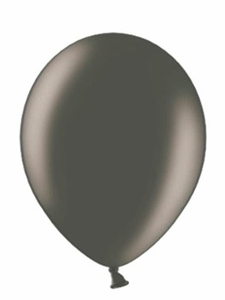 balony 100szt. czarne metalizowane | 12M-090 